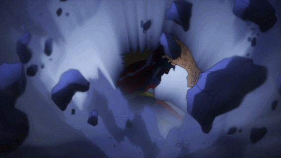 All Might Power Up GIF