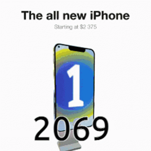 All New iPhone Starting at $375 in 2069