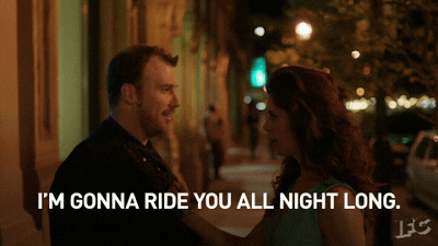 All Night Long Funny Couple Piggy Back Race GIF