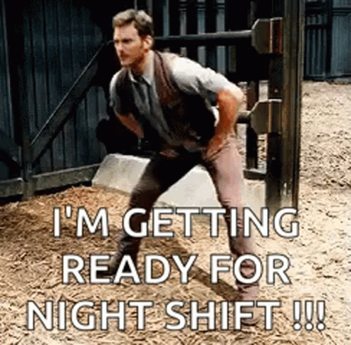 All Night Long Warm Up Chris Pratt GIF