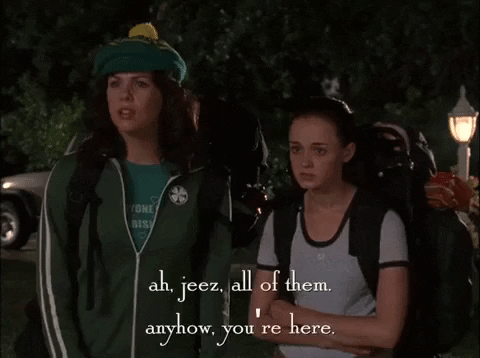 All Of Them Lorelai Rory Gilmore Girl GIF