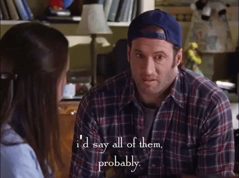 All Of Them Luke Danes Gilmore Girls GIF