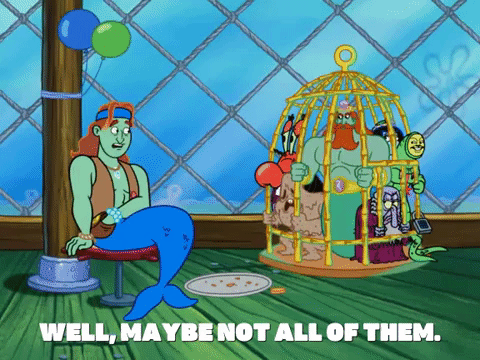 All Of Them Queen Amphitrite Spongebob GIF