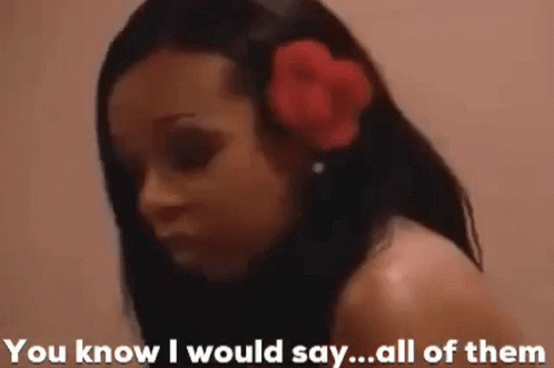 All Of Them Sassy Black Lady GIF