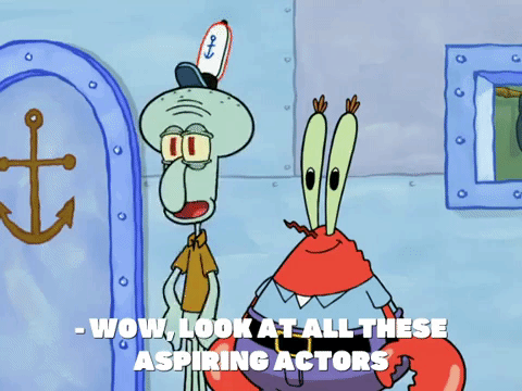 All Of Them Squidward Mr Krabs GIF