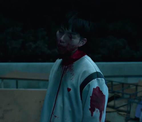 All Of Us Are Dead Gwi-nam Turning Half Zombie GIF