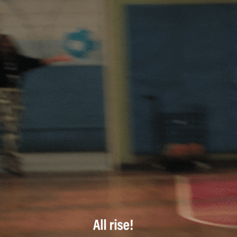 All Rise Energetic Woman Entrance GIF