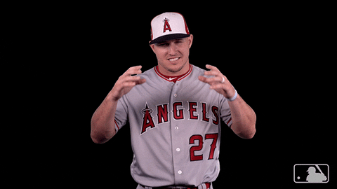 All Star Baseball Mike Trout Mind Blown GIF