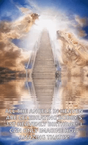 All The Angels In Heaven Are Celebrating Bobby 'S First Heavenly Birthday ! GIF