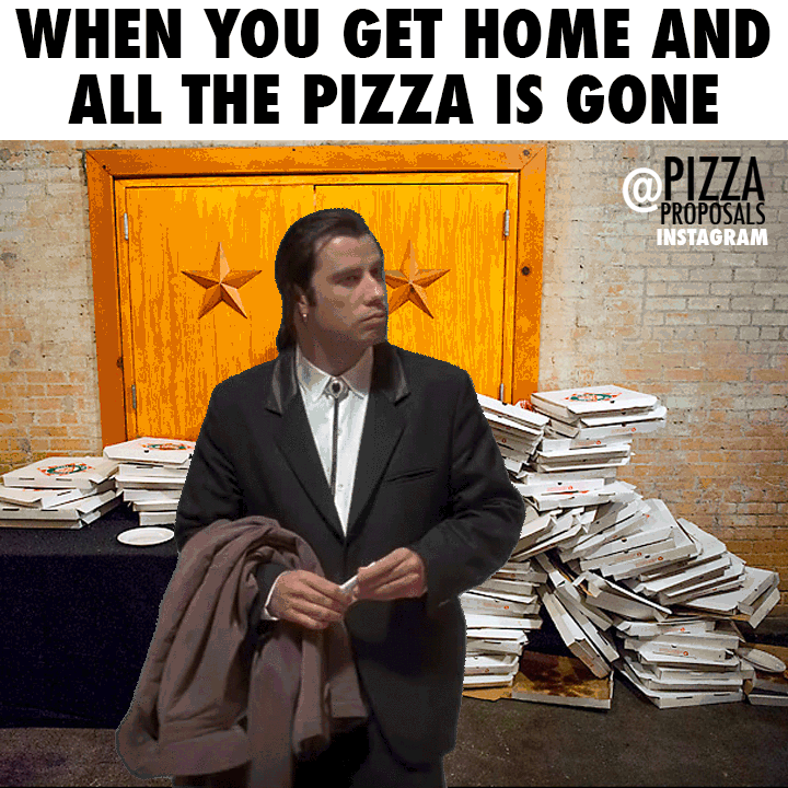 All The Pizza Gone Confused Actor John Travolta GIF