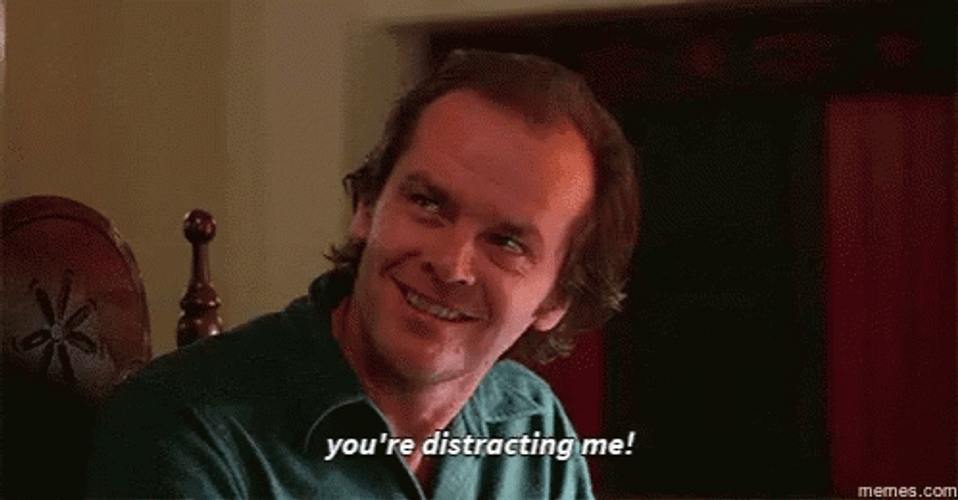 All Work And No Play Crazy John Nicholson GIF
