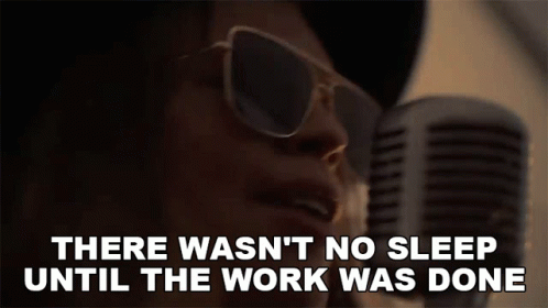 All Work And No Play Sleep Once Done GIF