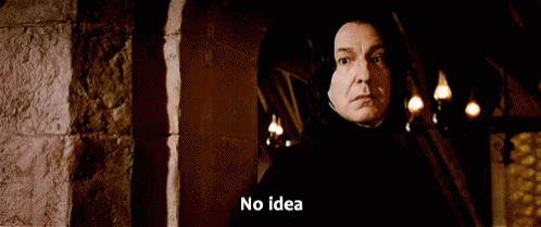 Allan Rickman No Idea GIF