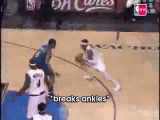 Allen Iverson Breaks Ankles GIF