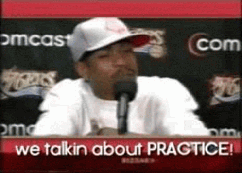 Allen Iverson Talking About Practice GIF