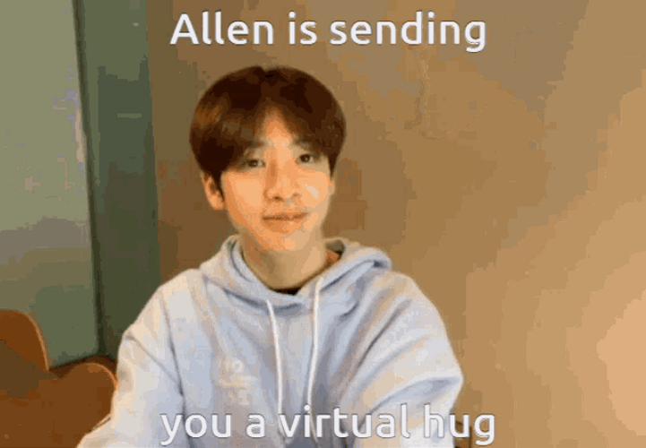 Allen Sending A Virtual Hug GIF