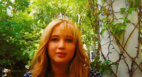 Allergies Young Jennifer Lawrence Sniffing GIF