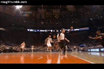 Lebron James Alley Oop GIF