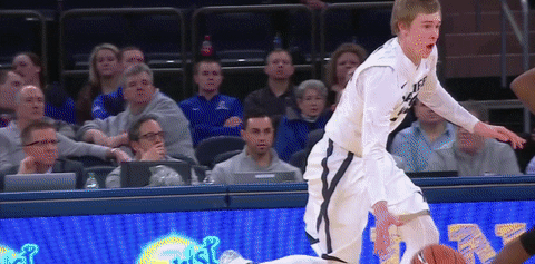 Alley Oop College Basketball Xavier GIF