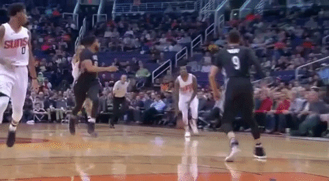 Alley Oop Slam Dunk Phoenix Suns GIF