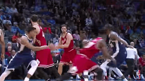 Alley Oop Chicago Bulls Dunk GIF
