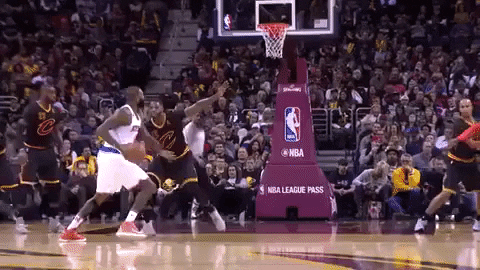 Alley Oop Slam Dunk New York Knicks GIF