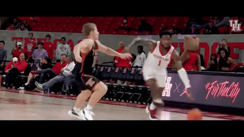Alley Oop Slam Dunk Houston GIF