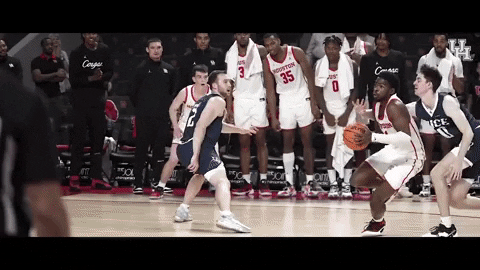 Alley Oop Assist University Of Houston GIF