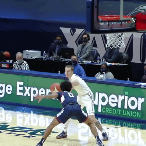 Alley Oop Xavier Men's Basketball GIF
