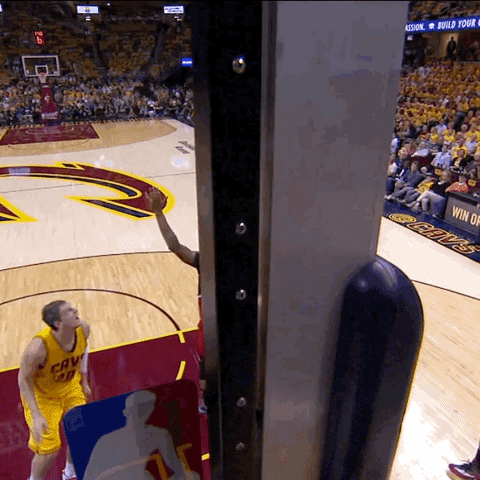 Alley Oop Cleveland Cavaliers Assist Dunk GIF