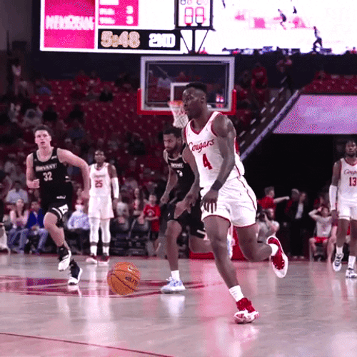 Alley Oop Slamdunk Assist University Of Houston GIF