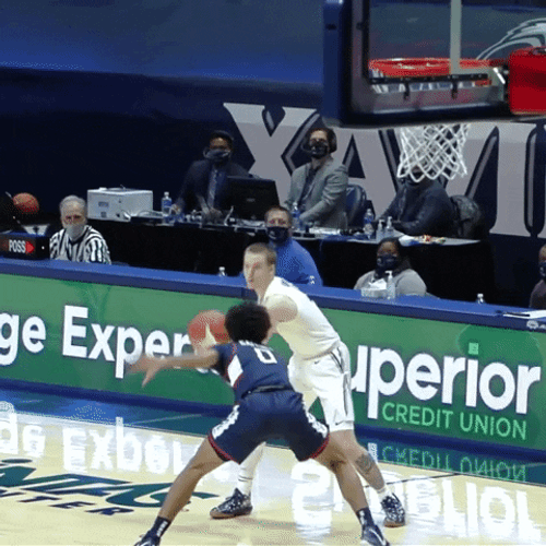 Alley Oop Xavier Men's Basketball GIF