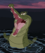 Tick Tock Croc Alligator Flapping Arms GIF