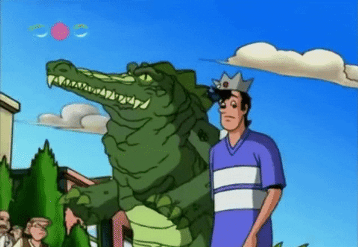 Alligator Walking With Jughead Jones GIF