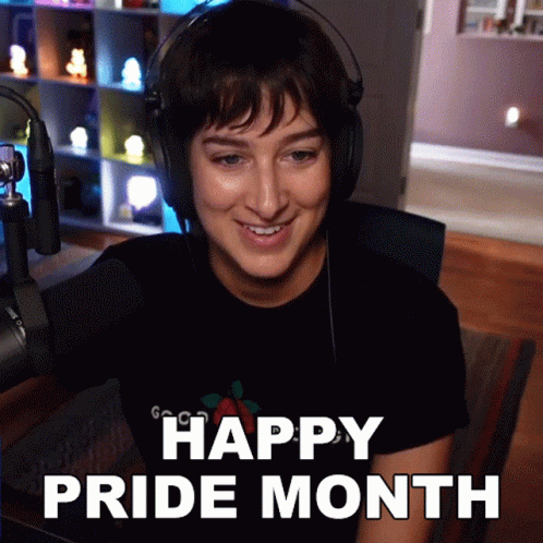 Allison Rose Speed Happy Pride Month Greetings GIF