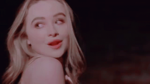Alluring Sabrina Carpenter Singing GIF