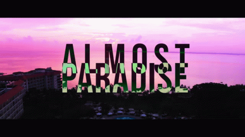 Almost Paradise On Sunset Background GIF