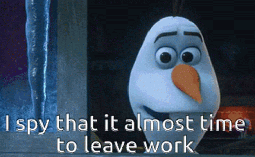 Almost Time For Olaf The Spy GIF
