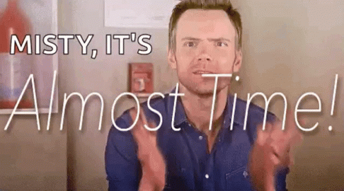 Almost Time Man Clapping GIF