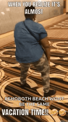 Almost Vacation Time Man Twerks GIF