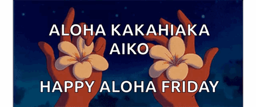 Aloha Friday Lilo And Stitch GIF