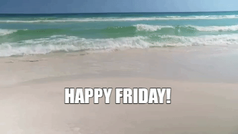 Aloha Happy Friday At The Shore GIF