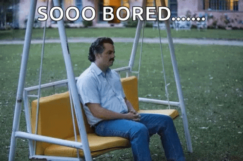 Alone And Boring Man Meme GIF