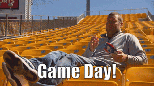 Alone On The Bench Game Day GIF