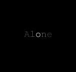 Alone Word Art Minimalist GIF