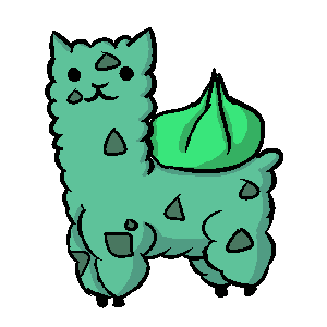 Alpaca Different Costumes GIF