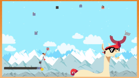 Alpaca Game Walking GIF