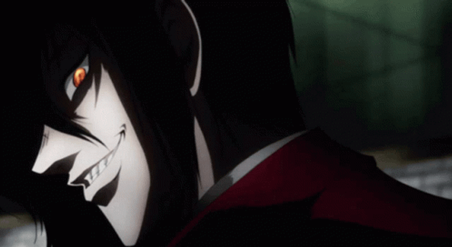 Alucard Hellsing Devious Face GIF