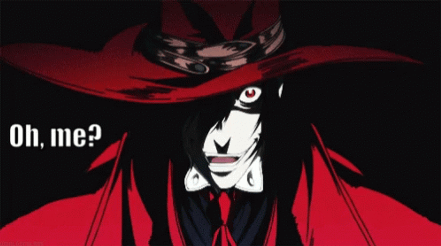 Alucard Hellsing I'm Luka GIF