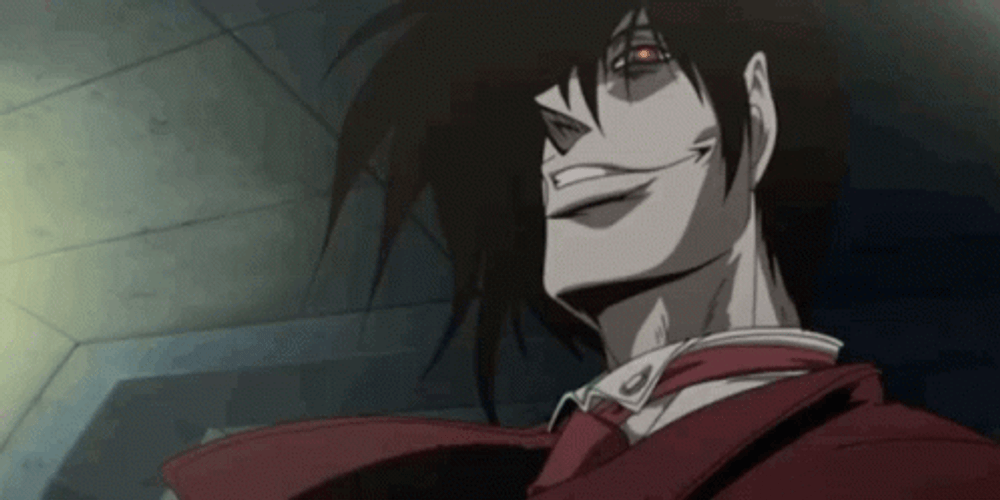 Alucard Hellsing Mind Reader GIF